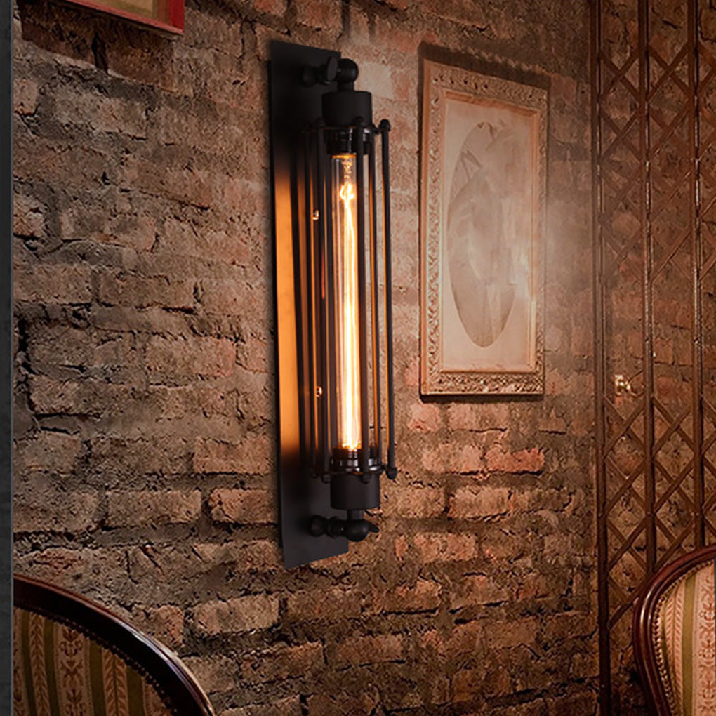 Vintage Industrial Iron LED Wall Lamp Noxord