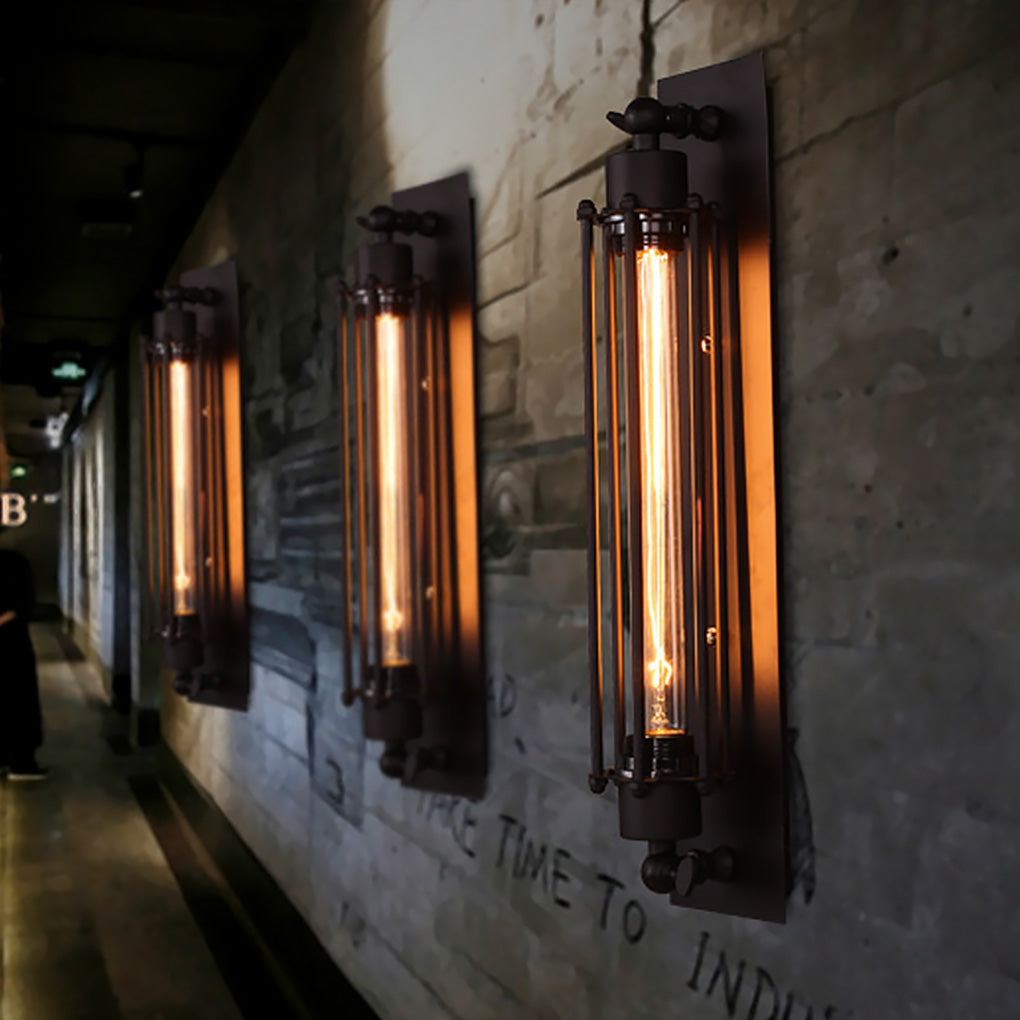 Vintage Industrial Iron LED Wall Lamp Noxord