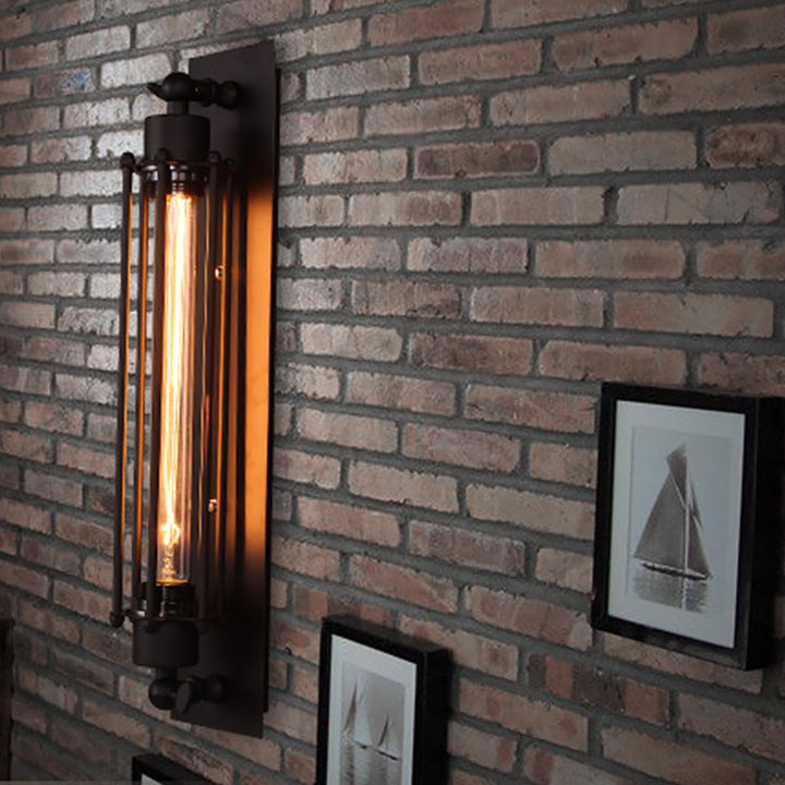Vintage Industrial Iron LED Wall Lamp Noxord