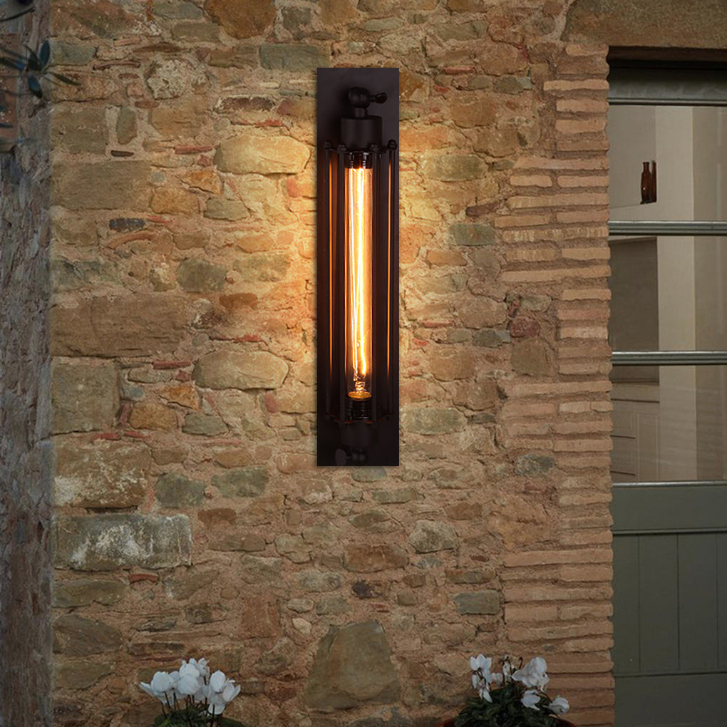 Vintage Industrial Iron LED Wall Lamp Noxord