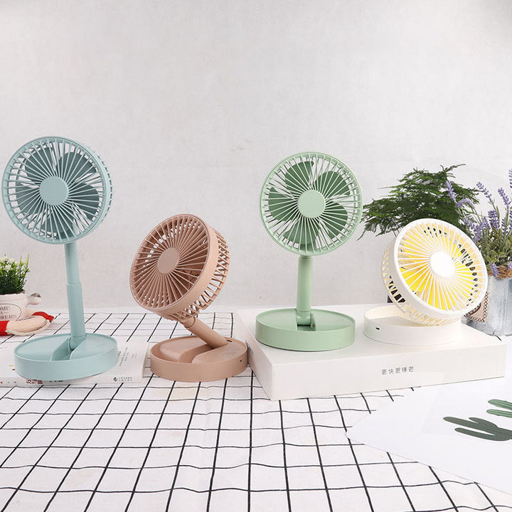 Kalsten | Height-adjustable, rechargeable telescopic stand fan