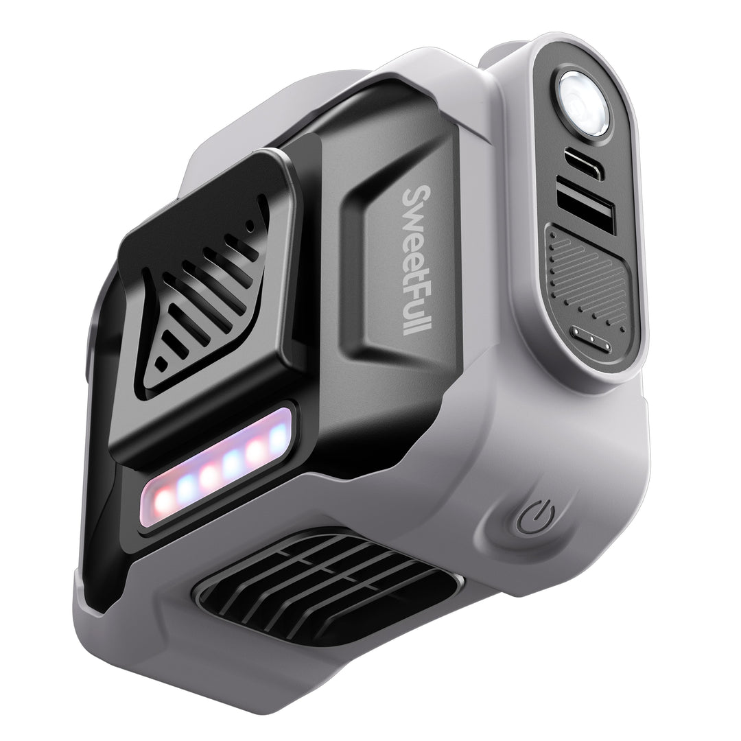 10000mAh Waist fan,Portable Belt Clip on Personal Fan | Kalsten