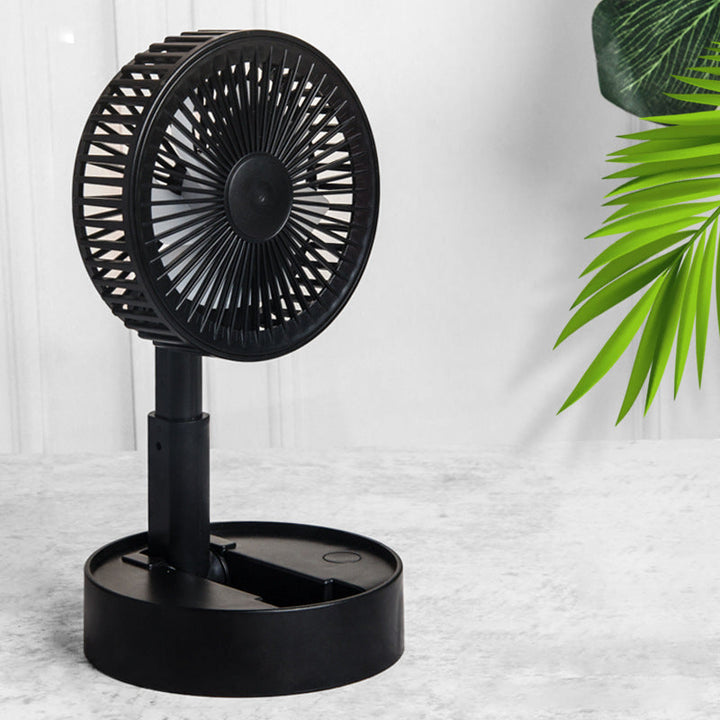 Mini fan with foldable telescopic phone holder | Kalsten