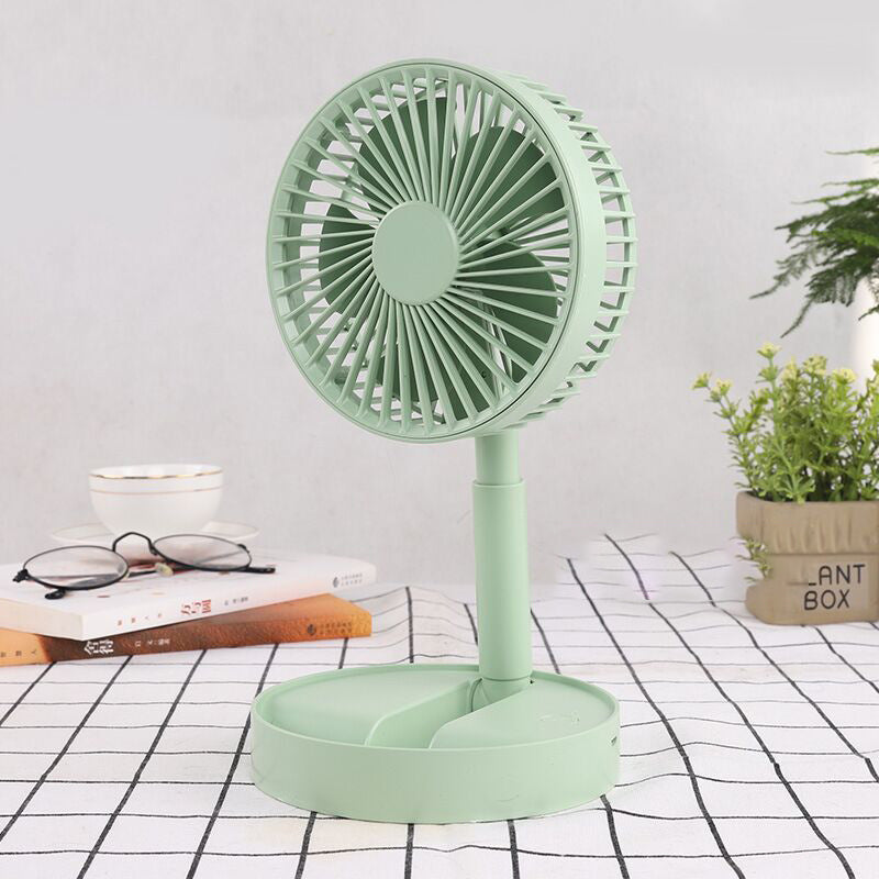 Mini fan with foldable telescopic phone holder | Kalsten