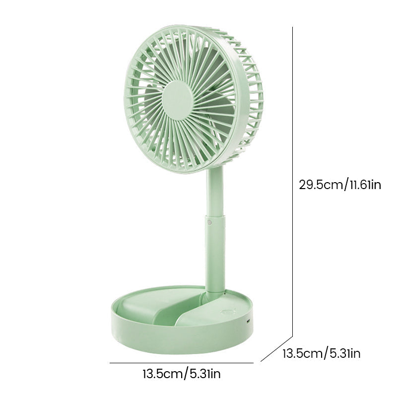 Mini fan with foldable telescopic phone holder | Kalsten