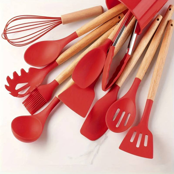 Kalsten | Silicone Kitchen Tools Set – Heat Resistant and Scratch Resistant