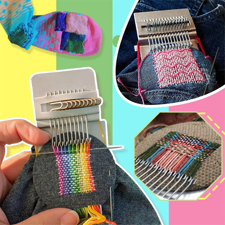 Darning & Weaving Loom Kit – DIY Craft Set