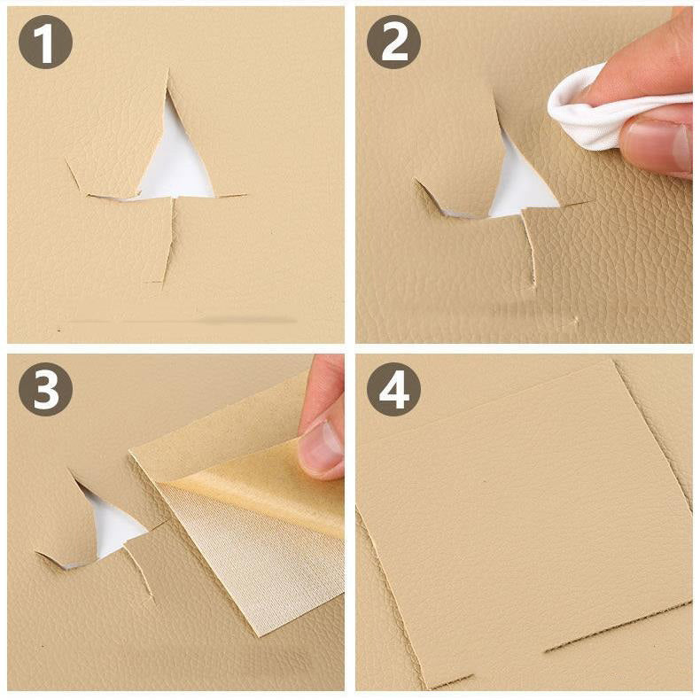 ReviLeer Self-Adhesive PU Leather Patch – Waterproof Repair Patch for Furniture | Kalsten