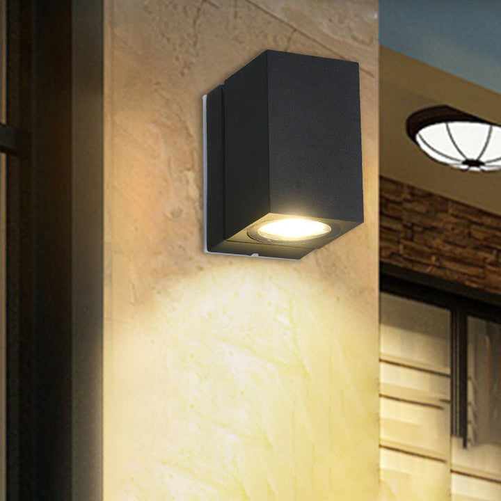 Modern Simplicity Waterproof Adjustable Angle Square Aluminum LED Wall Sconce Lamp For Outdoor Patio | Kalsten