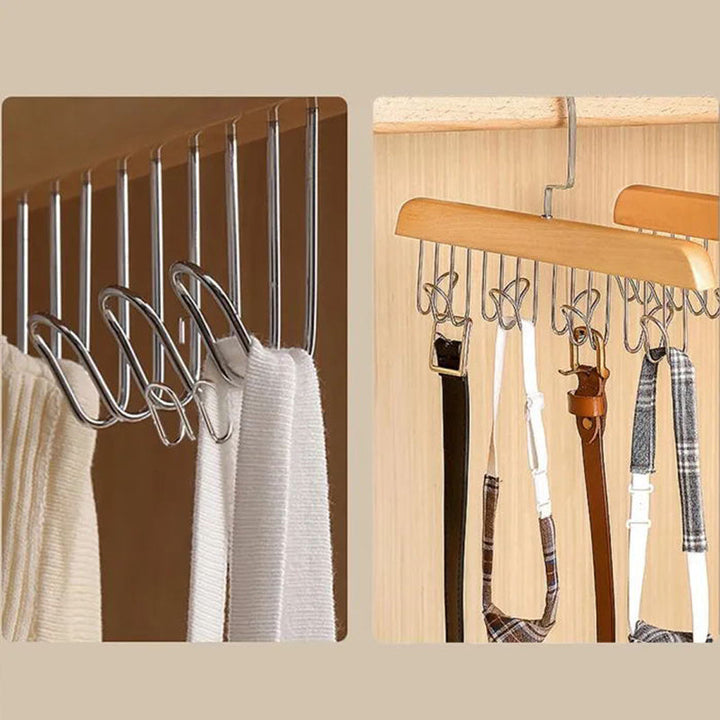 Anti-Slip Multi-Hook Clothes Rack | Kalsten