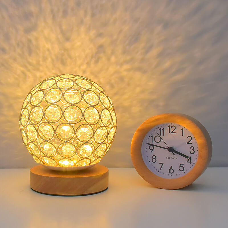 Modern Minimalist Round USB rechargeable LED table lamp | Kalsten