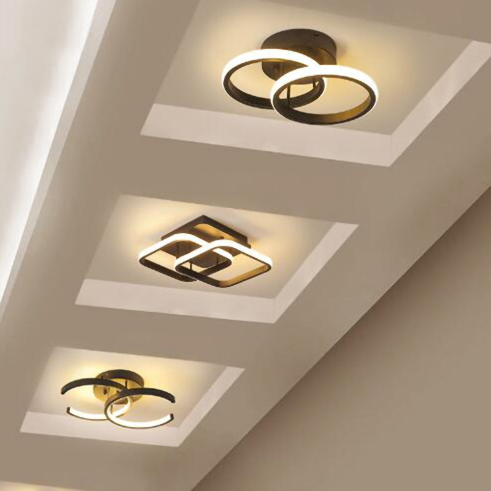 Black Metal LED Pendant Lamp Noxord