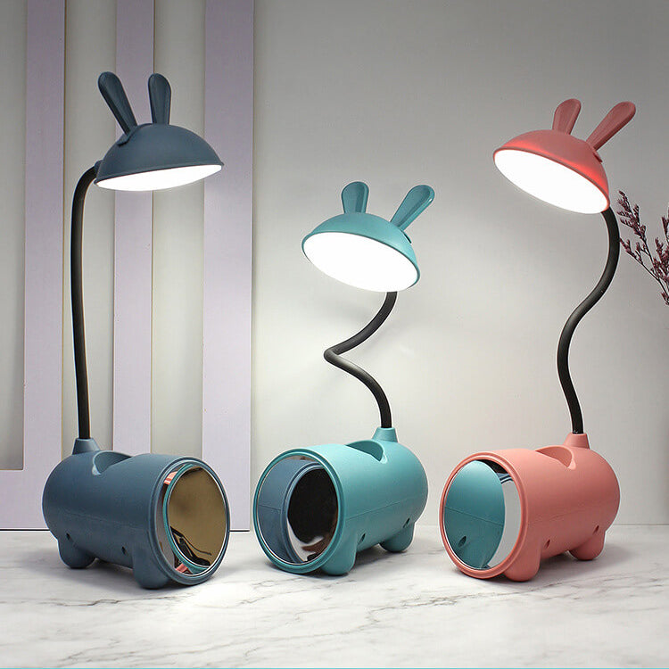 Cartoon Creative Rabbit LED Touch USB Pen Holder Desk Lamp | Kalsten