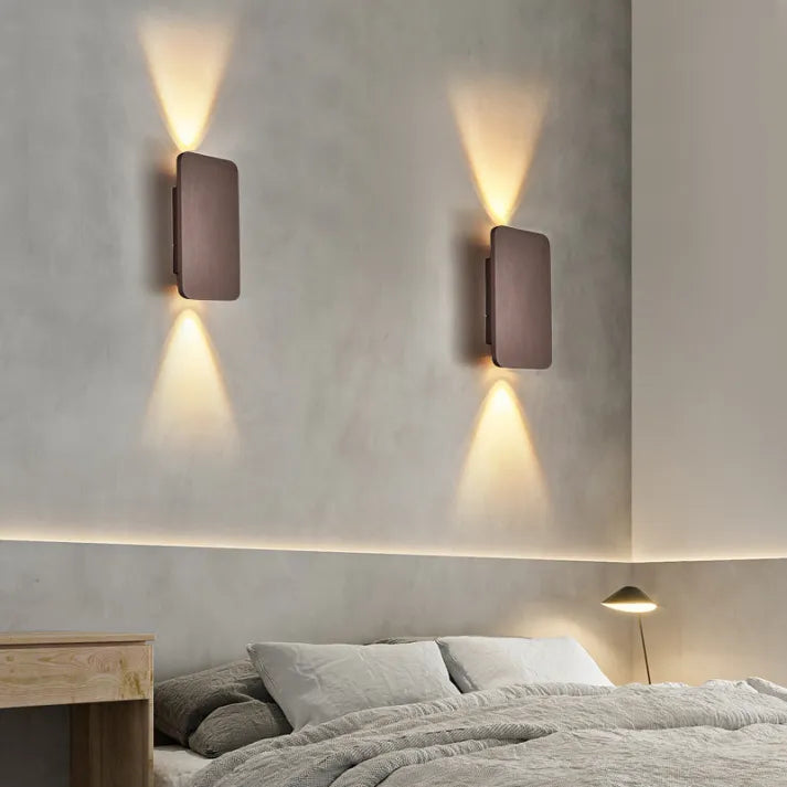 Rectangular Metal LED Indoor Wall Lamp Kalsten