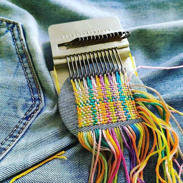 Darning & Weaving Loom Kit – DIY Craft Set