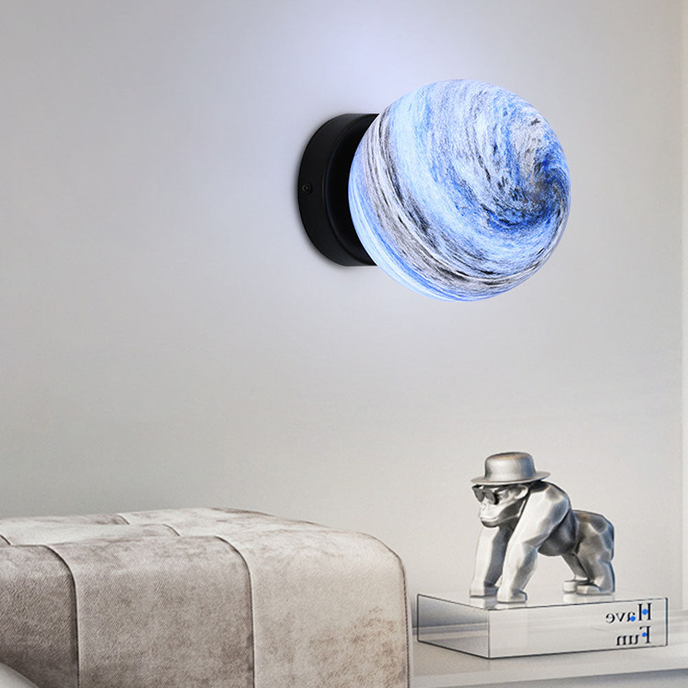 Modern Glass Globe Ceiling Light Noxord