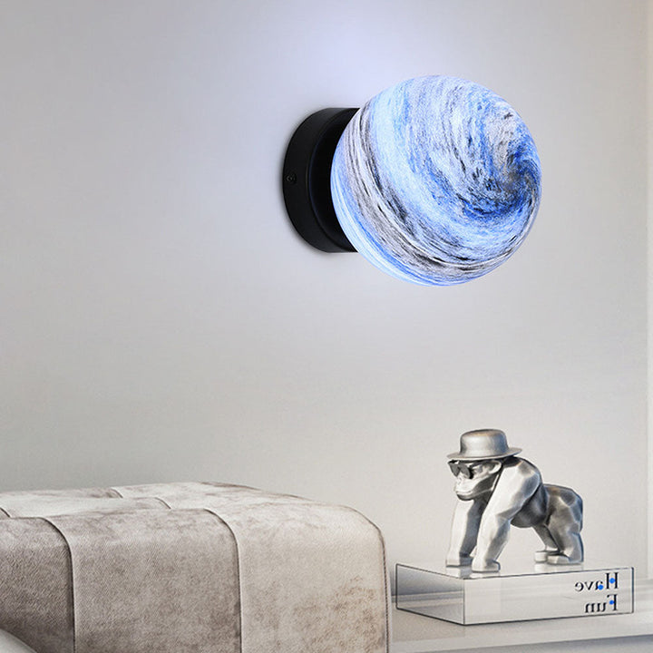 Modern Glass Globe Ceiling Light Noxord