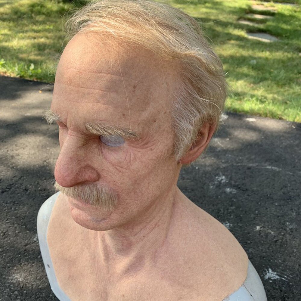 Creepy Old Man Mask – Realistic Latex Halloween Mask for Adults | Kalsten