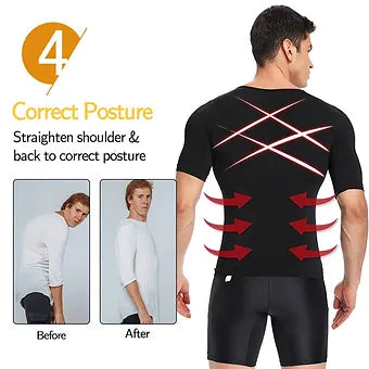 Kalsten | Men's Body Shaper Slimming T-Shirt