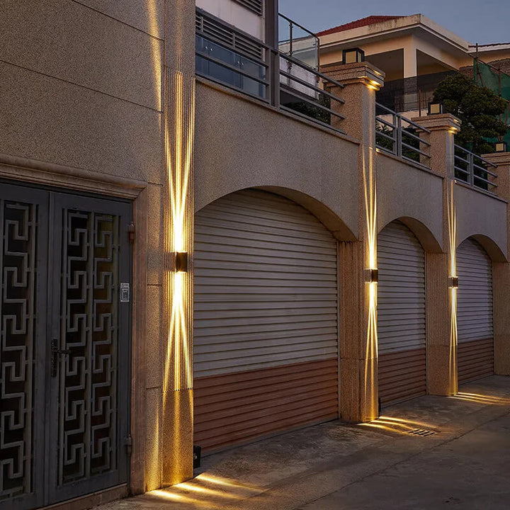 Waterproof Rectangular LED Outdoor Wall Lamp