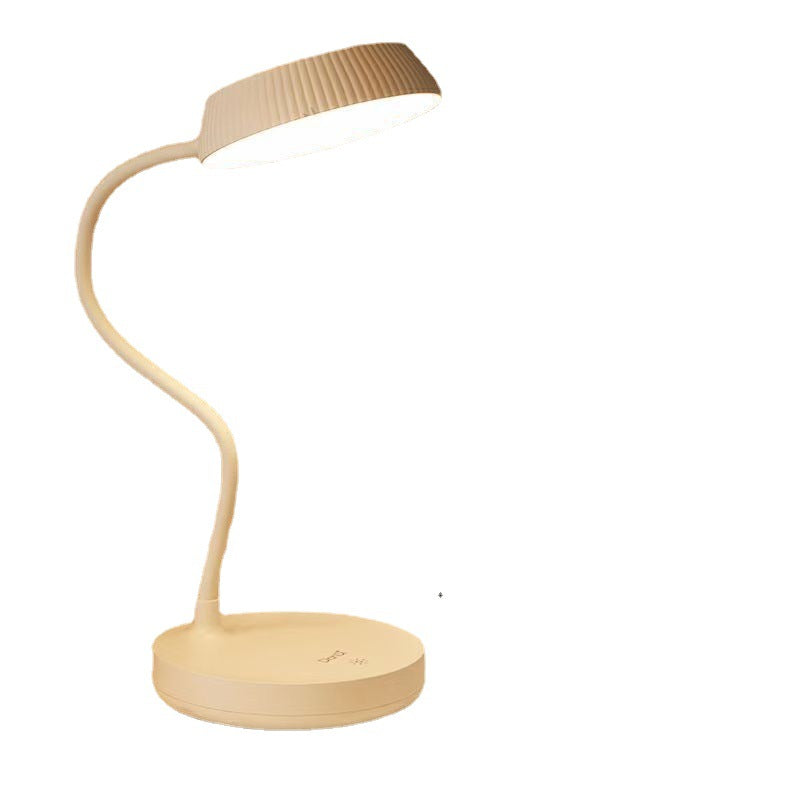 Kalsten | Nordic Minimalist Round Plate LED Touch Eye Protection USB Desk Lamp