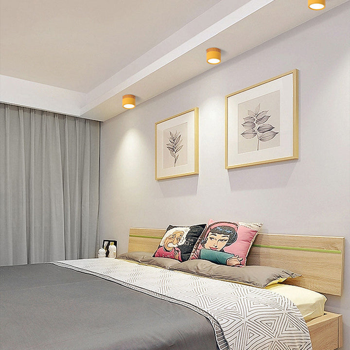 Modern Cylinder LED Flush Mount Ceiling Lamp Noxord
