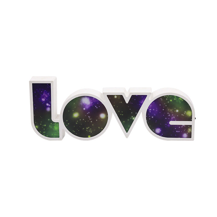 Modern Art Deco waterproof PS LOVE letters LED table lamp for the bedroom | Noxord
