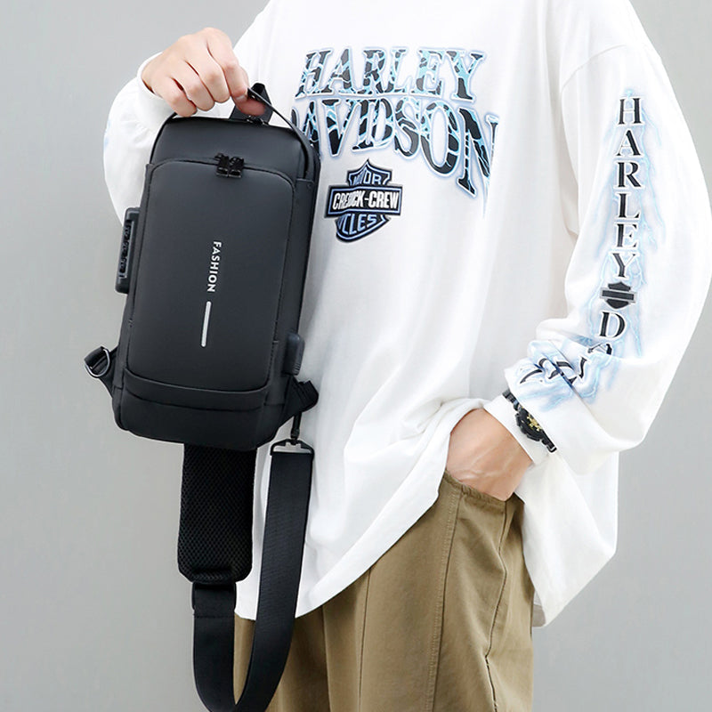 Casual multifunctional anti-theft chest bag for men | Kalsten