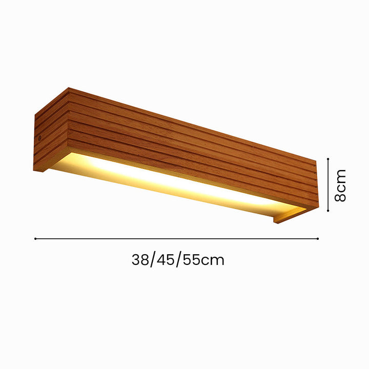 Modern Wooden LED Wall Light