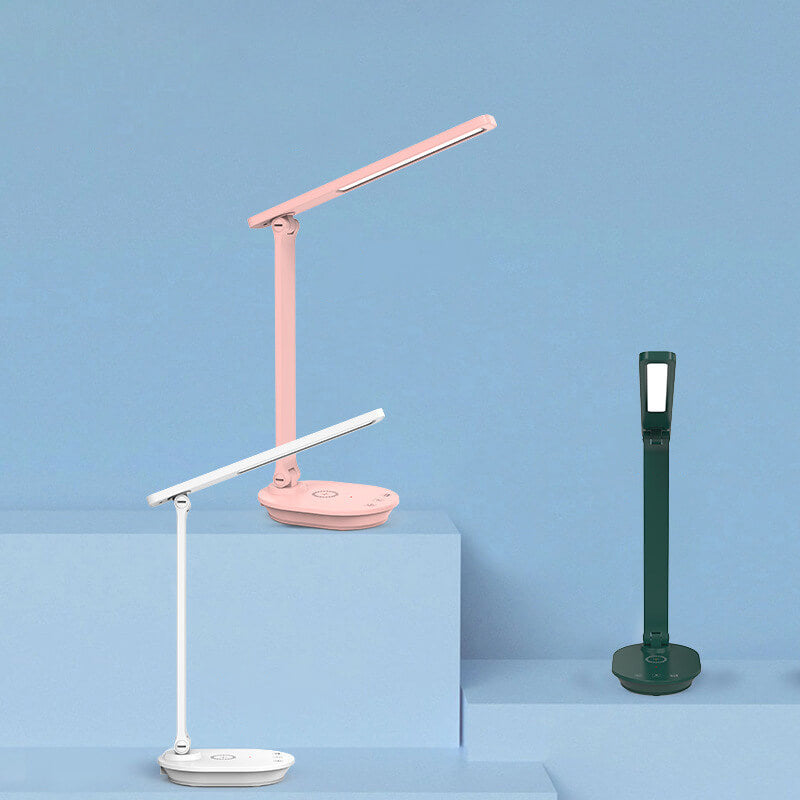 Modern Double Folding Eye Care Wireless Rechargeable LED Desk Lamp | Kalsten
