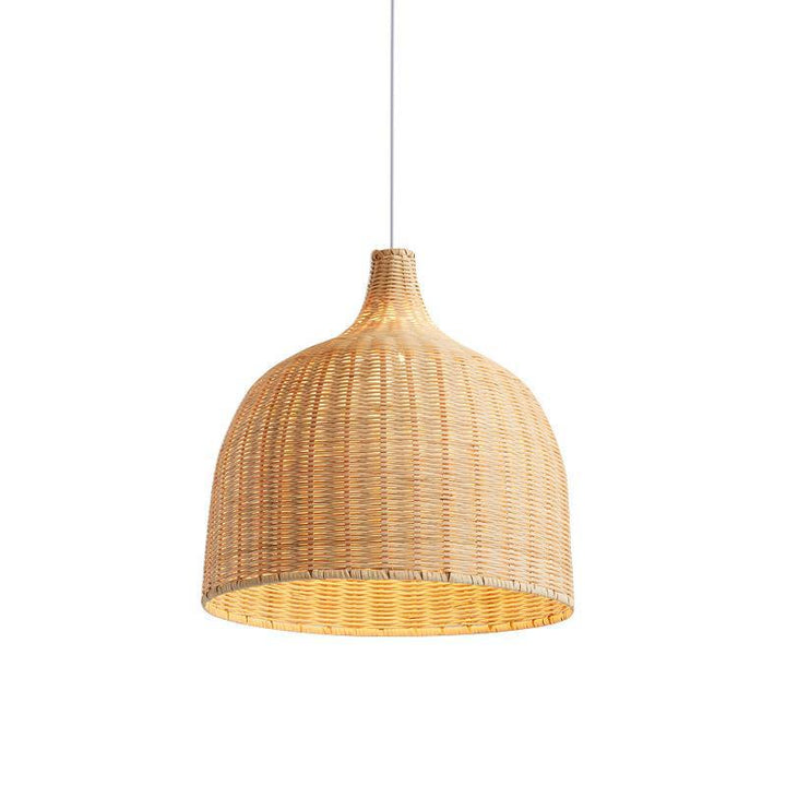 Bamboo Rattan Basket Pendant Light For Kitchen | Kalsten