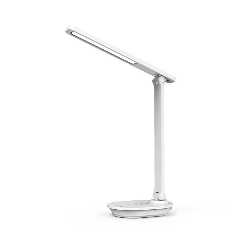 Modern Double Folding Eye Care Wireless Rechargeable LED Desk Lamp | Kalsten