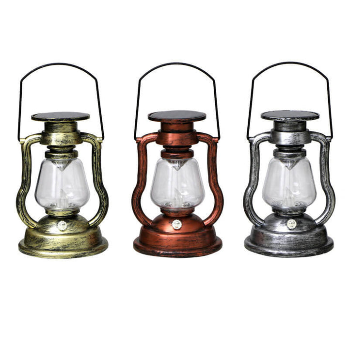 Solar Retro Kerosene Lamp Horse Lamp LED Outdoor Garden Patio Decoration Portable Flame Candle Light | Kalsten
