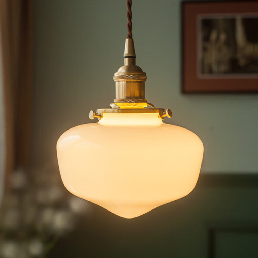 Retro Lantern Glass Pendant Hanging Light | Kalsten