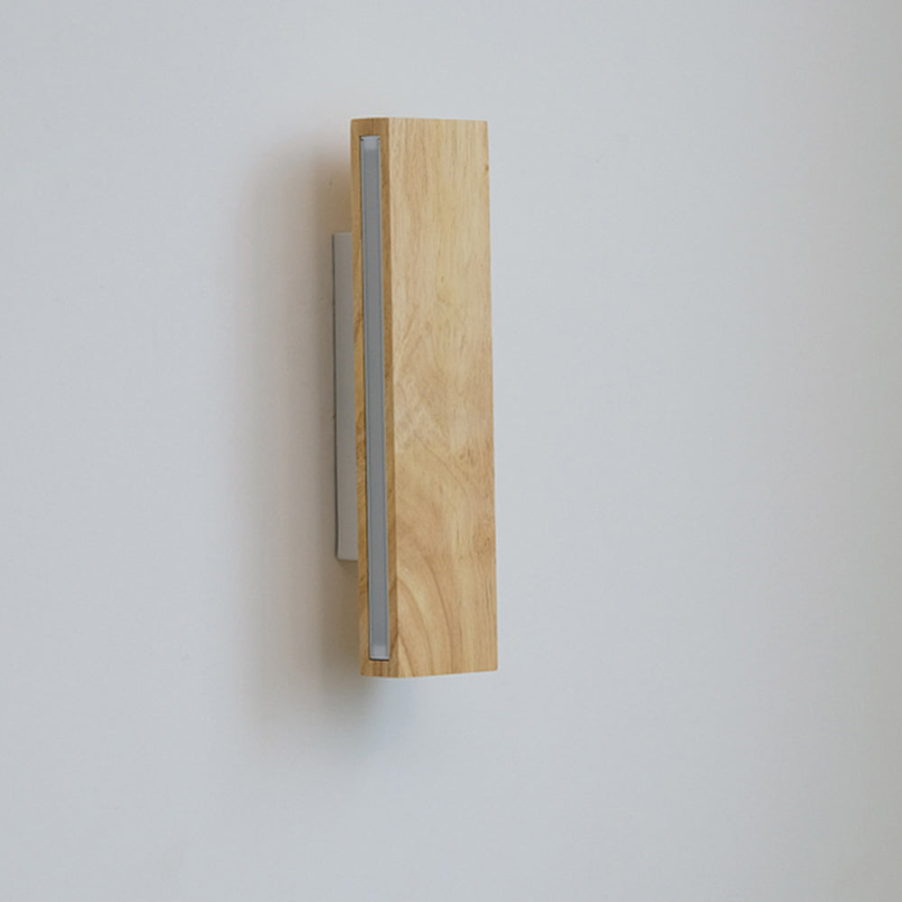Rotatable Wooden LED Wall Lamp Noxord