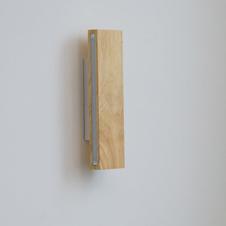 Rotatable Wooden LED Wall Lamp Noxord