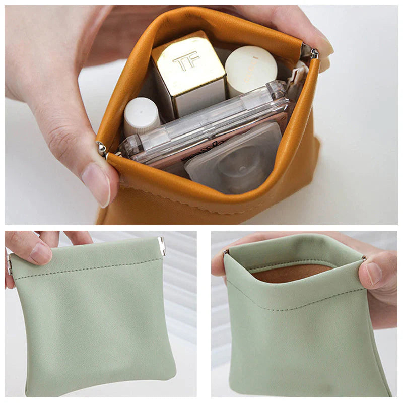 PU Leather Pocket Cosmetic Bag | Kalsten