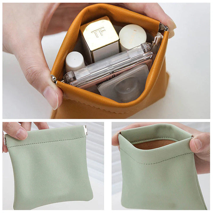 PU Leather Pocket Cosmetic Bag | Kalsten