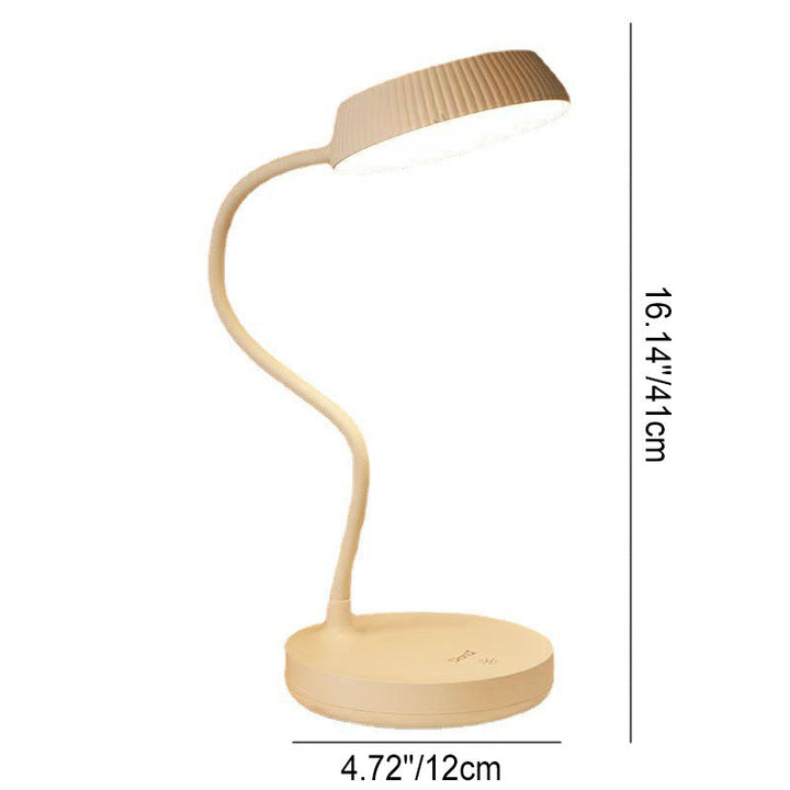 Kalsten | Nordic Minimalist Round Plate LED Touch Eye Protection USB Desk Lamp