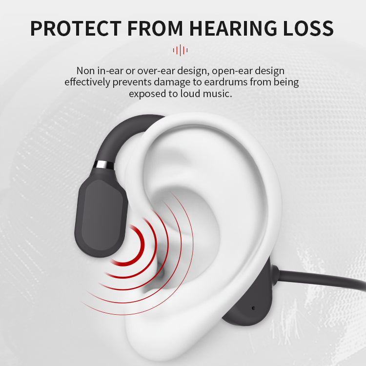 Kalsten | New waterproof bone conduction headphones stereo Bluetooth