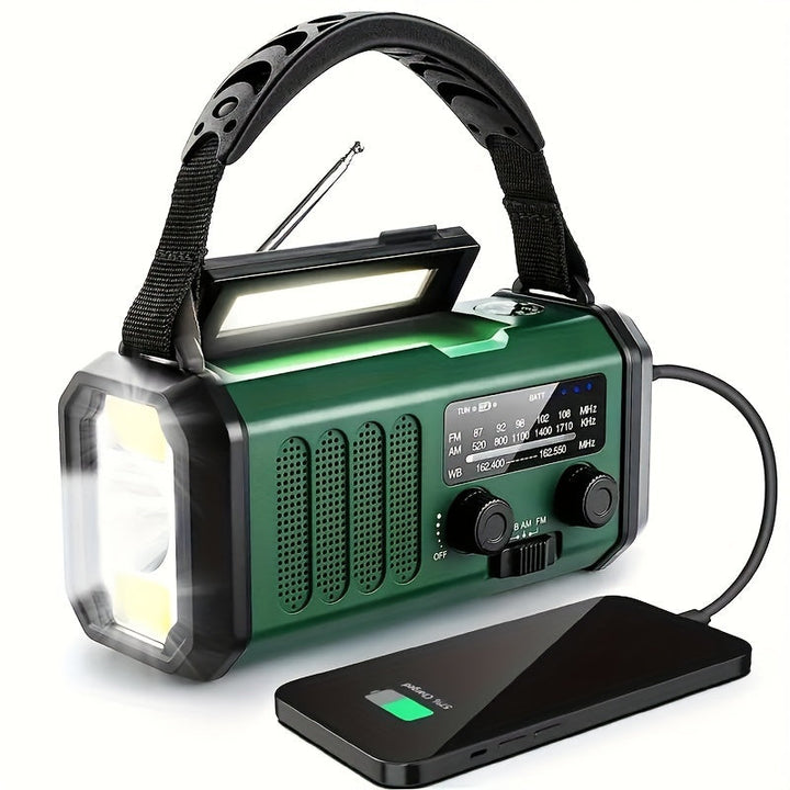 Solar Emergency Radio with Power Bank