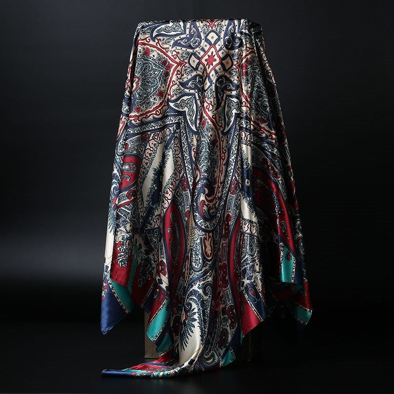 Kalsten | Large square scarf Simulation silk scarf All-match scarf Scarf