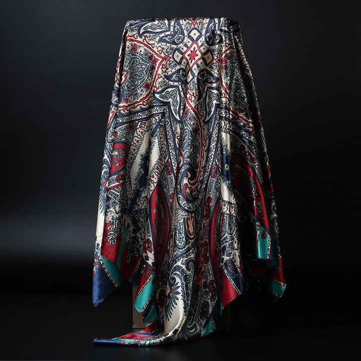 Kalsten | Large square scarf Simulation silk scarf All-match scarf Scarf