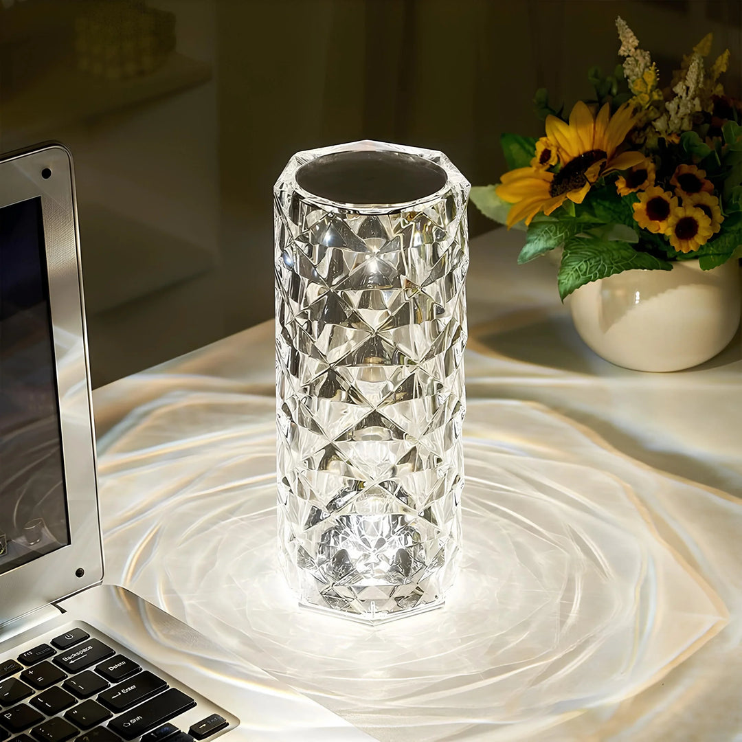 Crystal Table Lamp with Touch Control - Aurora | Kalsten