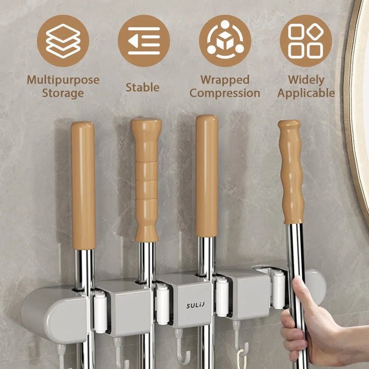 Wall mount for brooms, mops & tools | Kalsten