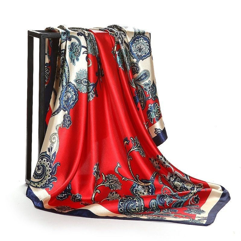 Kalsten | Large square scarf Simulation silk scarf All-match scarf Scarf