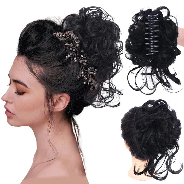 Curly Bun Hair Claw Clips Kalsten