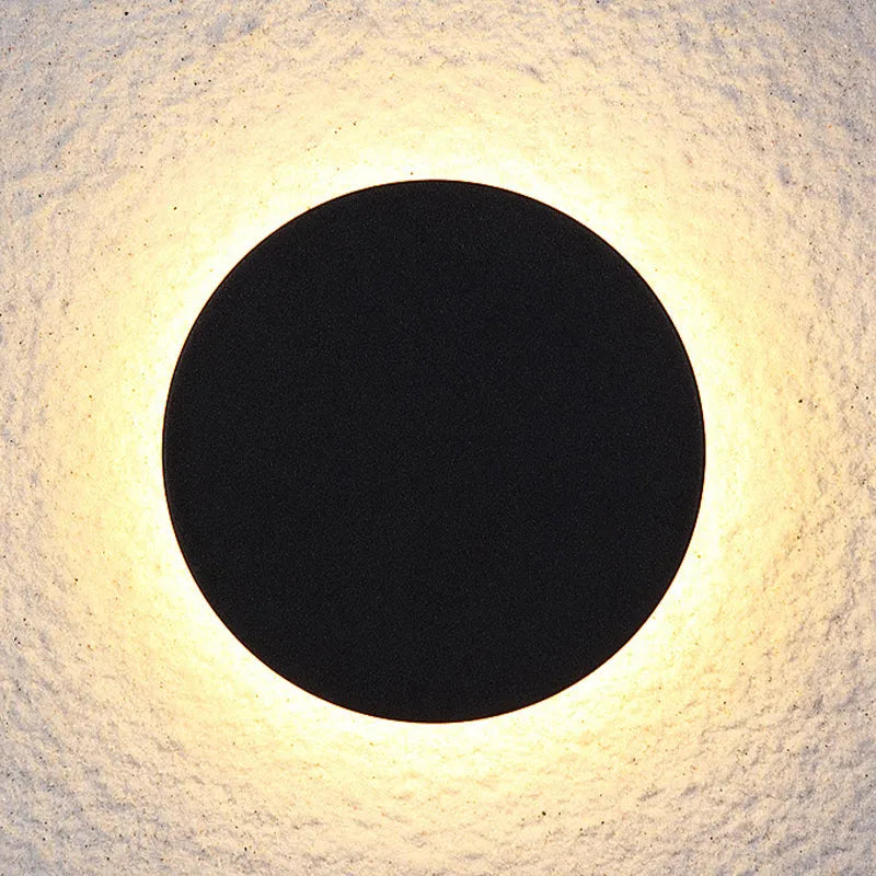 Modern Black Outdoor LED Wall Lamp Noxord