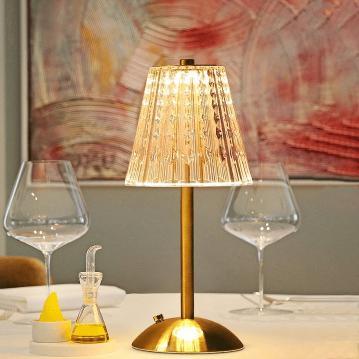 AuraGlow Table Lamp - Rechargeable LED Lamp with Dimming Function | Kalsten