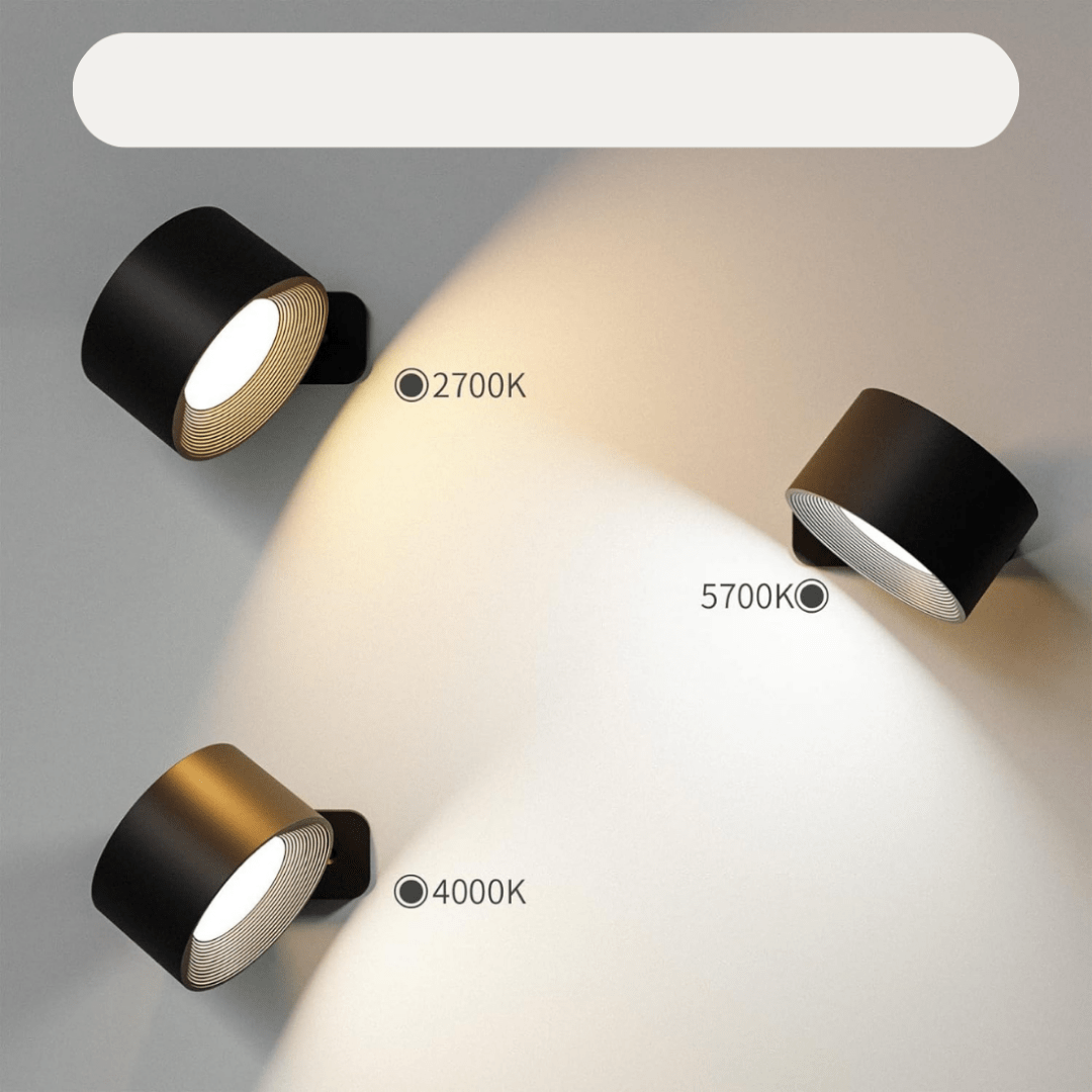 FlexiLamp – Wireless 360° Rechargeable Wall Lamp